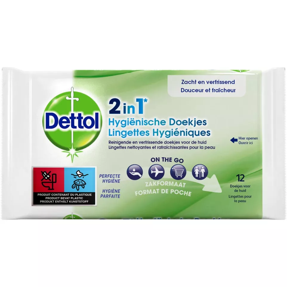 Dettol On The Go 2in1 Antibacterial...