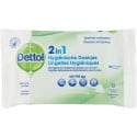 Dettol On The Go 2in1 Antibacterial Wipes Pack of 12