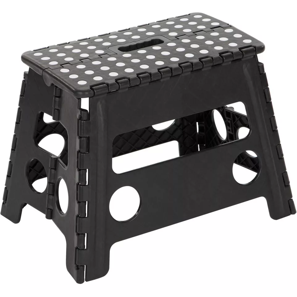 Uppy XL Folding Step Stool Black
