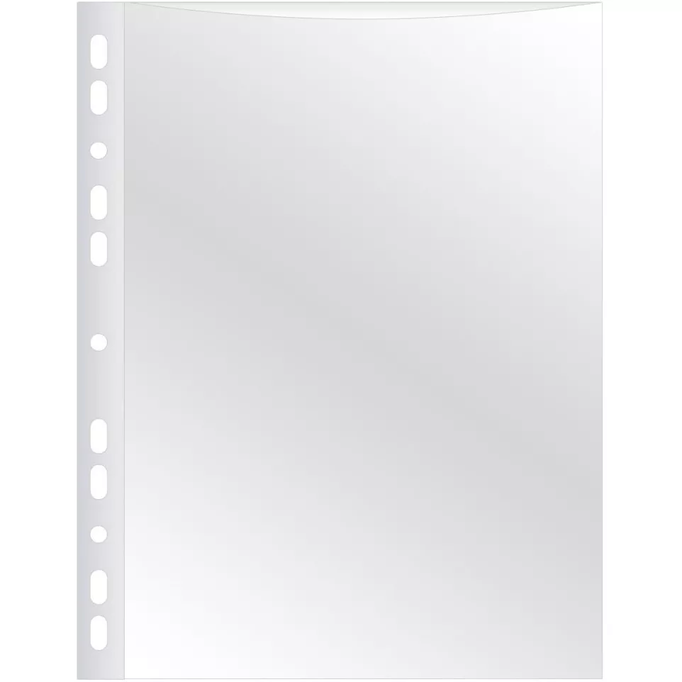 Q-CONNECT A4 11-Hole Clear Plastic...