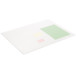 Durable sous-main avec rainure décorative, PP, ft  650 x 500 mm, transparent