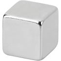 Maul neodymium kubusmagneet, ft 10 x 10 x 10 mm, zilver, blister van 10 stuks