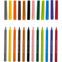 Bruynzeel felt tip pens set of 12