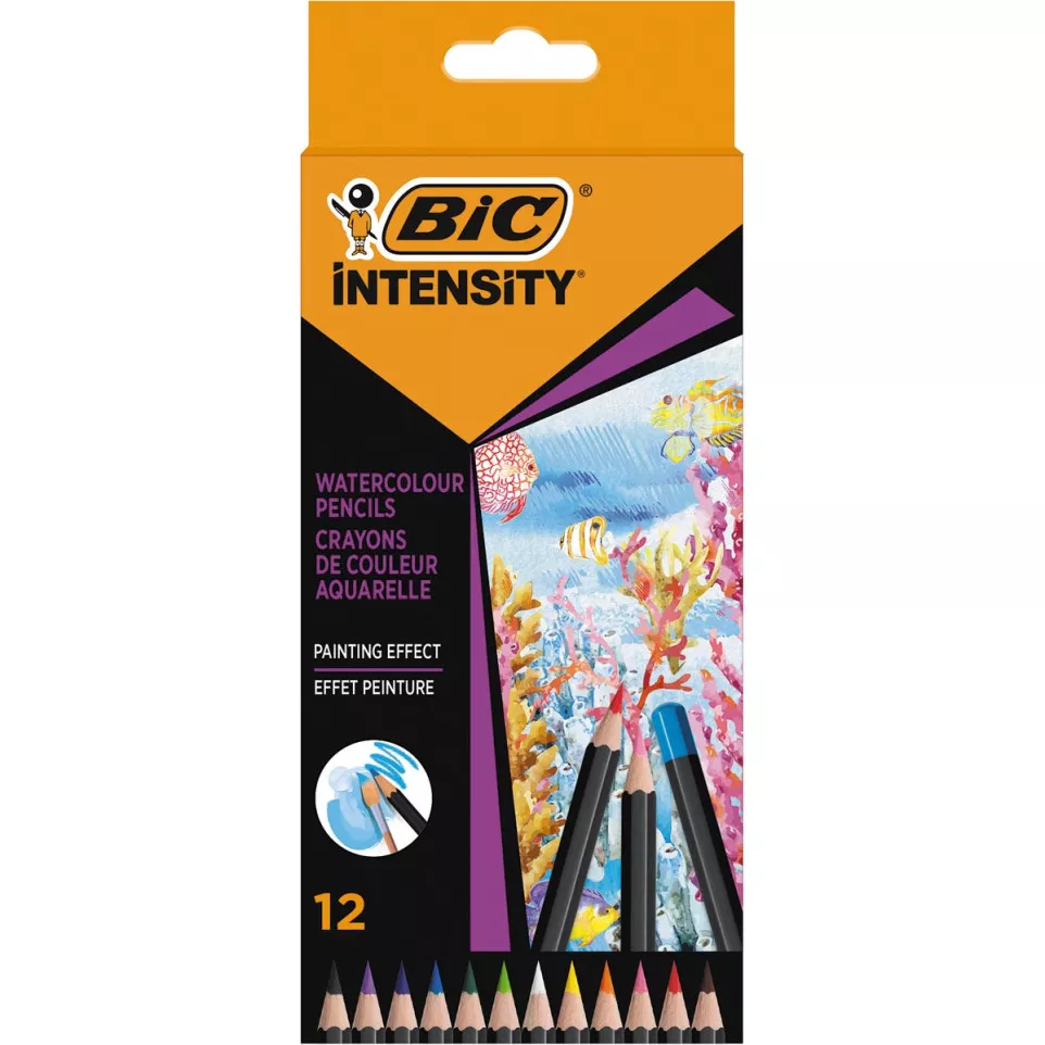 Bic aquarelpotlood Intensity, etui...