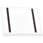 Durable pochette d'affichage imperméable à l'eau, magnétique, ft A4, paquet de 5 pièces