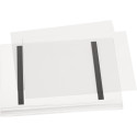 Durable pochette d'affichage imperméable à l'eau, magnétique, ft A4, paquet de 5 pièces