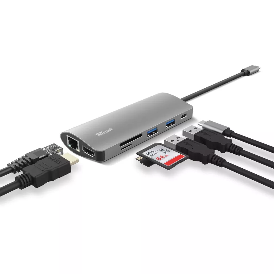 Trust Dalyx 7-in-1 USB-C Multi-Port...