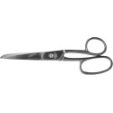 Desq ciseaux 18 cm, acier chromé, anneaux asymmétriques
