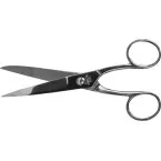 Desq schaar 15 cm, acier chromé, anneaux symmétriques