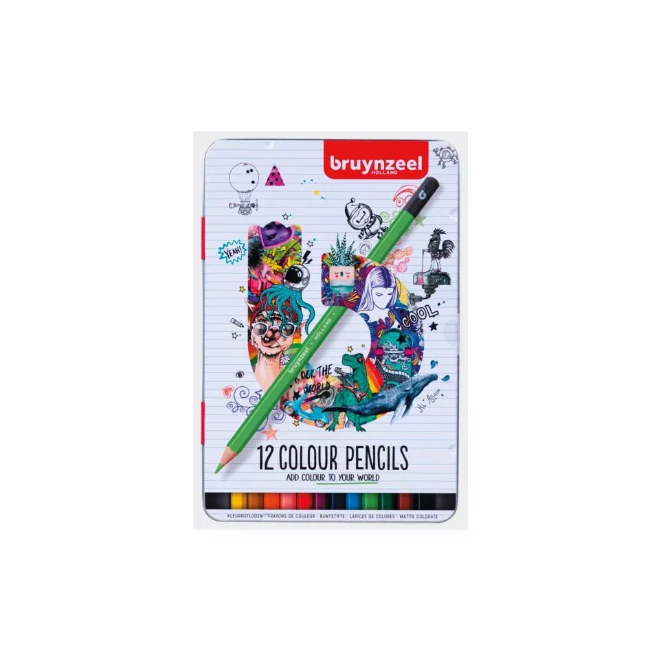 Bruynzeel crayon de couleur, boîte en...
