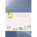 Q-CONNECT A4 PVC Binding Covers 200 Micron Pack of 100 Clear