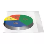 Q-Connect Self-Adhesive Wallet A7 Pack of 10