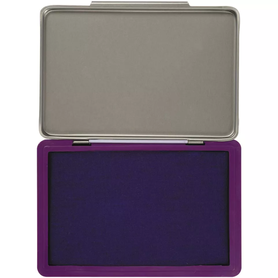 Q-Connect Large Stamp Pad Purple 110...