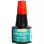 Q-Connect Stamp Pad Ink Bottle 28ml Red