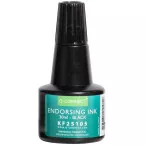 Q-Connect Endorsing Ink for Stamp Pads 28ml Black