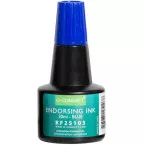 Q-Connect Stamp Pad Ink Bottle 28ml Blue