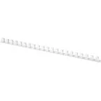 Q-CONNECT bindrug 14mm 21 rings 100 stuks wit