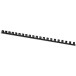 Q-CONNECT bindrug 12mm 21 rings 100 stuks zwart