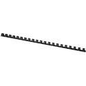 Q-CONNECT peignes 10mm 21 boucles 100 pièces noir