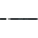 Q-Connect Fine Tip Triangular Black Felt Pen 0.4 mm KF18047