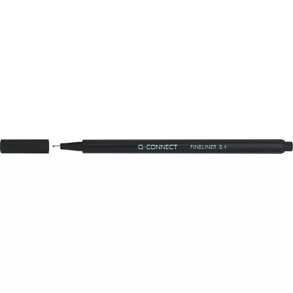 Q-Connect Fine Tip Triangular Black...
