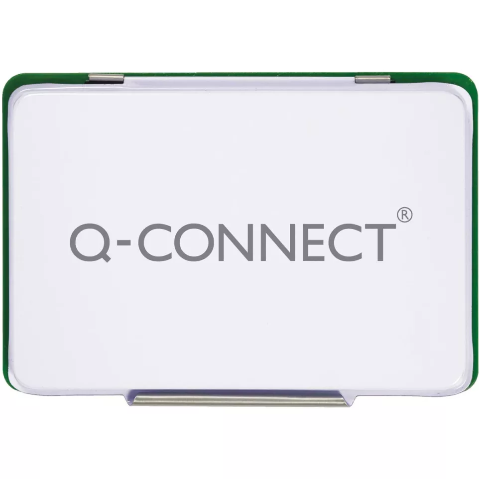 Q-CONNECT Stamp Pad 90 x 55 mm Green
