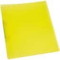 Q-Connect Polypropylene 2 Ring Binder 16mm Yellow Transparent