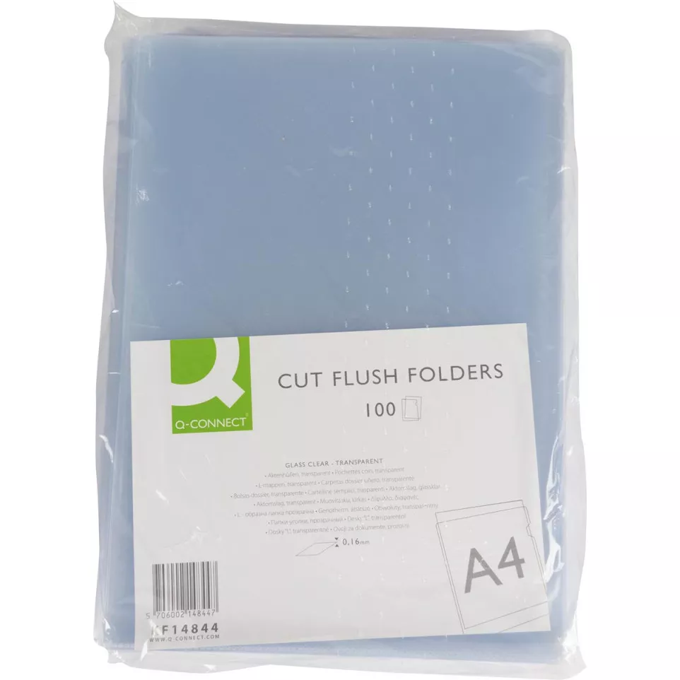 Q-CONNECT Clear Corner Folder 160...