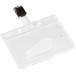Q-CONNECT badge avec clip 85 x 54 mm