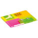 Q-CONNECT Quick Notes, ft 38 x 51 mm, 50 feuilles, paquet de 4 blocs en couleurs néon