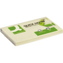 Q-CONNECT Recycled Quick Notes 76 x 127 mm 120 Sheets Yellow