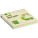 Q-CONNECT Quick Notes Recycled, ft 76 x 76 mm, 100 vel, geel