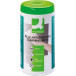 Q-CONNECT lingettes pour PC et d'ordinateurs portables antistatique paquet de 100 lingettes