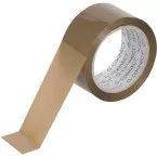 Q-CONNECT ruban d'emballage silencieux, ft 50 x 66 m, brun, paquet de 6 rouleaux