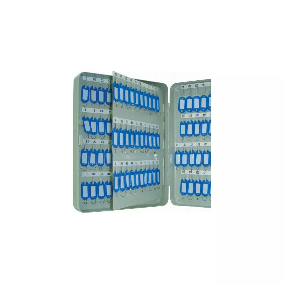 Q-CONNECT key cabinet for 140 keys grey