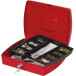 Q-Connect Cash Box 325 x 235 x 85 mm Red