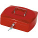 Q-Connect Cash Box 255 x 200 x 85 mm Red