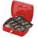 Q-Connect Cash Box 255 x 200 x 85 mm Red
