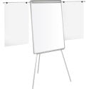 Q-CONNECT tableau de conférence, ft 70 x 100 cm, avec bras extensibles, en acier, magnétique, trépied