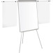 Q-CONNECT tableau de conférence, ft 70 x 100 cm, avec bras extensibles, en acier, magnétique, trépied