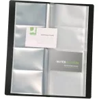 Q-Connect Business Card Holder 160 Cards Black