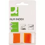 Q-Connect Index Tabs 25 x 45 mm Orange Pack of 50