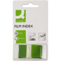 Q-Connect Index Tabs 25 x 45 mm 50 Tabs Green KF03635