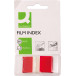 Q-CONNECT index, ft 25 x 45 mm, 50 tabs, rood