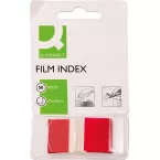 Q-Connect Index Tabs 25 x 45 mm Red 50 Tabs
