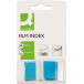 Q-Connect Index Tabs 25 x 45 mm Blue Pack of 50