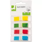 Q-Connect Mini Index Tabs 12.5 x 45 mm Pack of 4 x 35 Assorted Colors