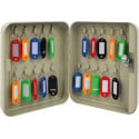 Q-CONNECT Key Cabinet for 20 Keys Grey