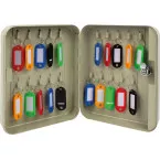 Q-CONNECT Key Cabinet for 20 Keys Grey