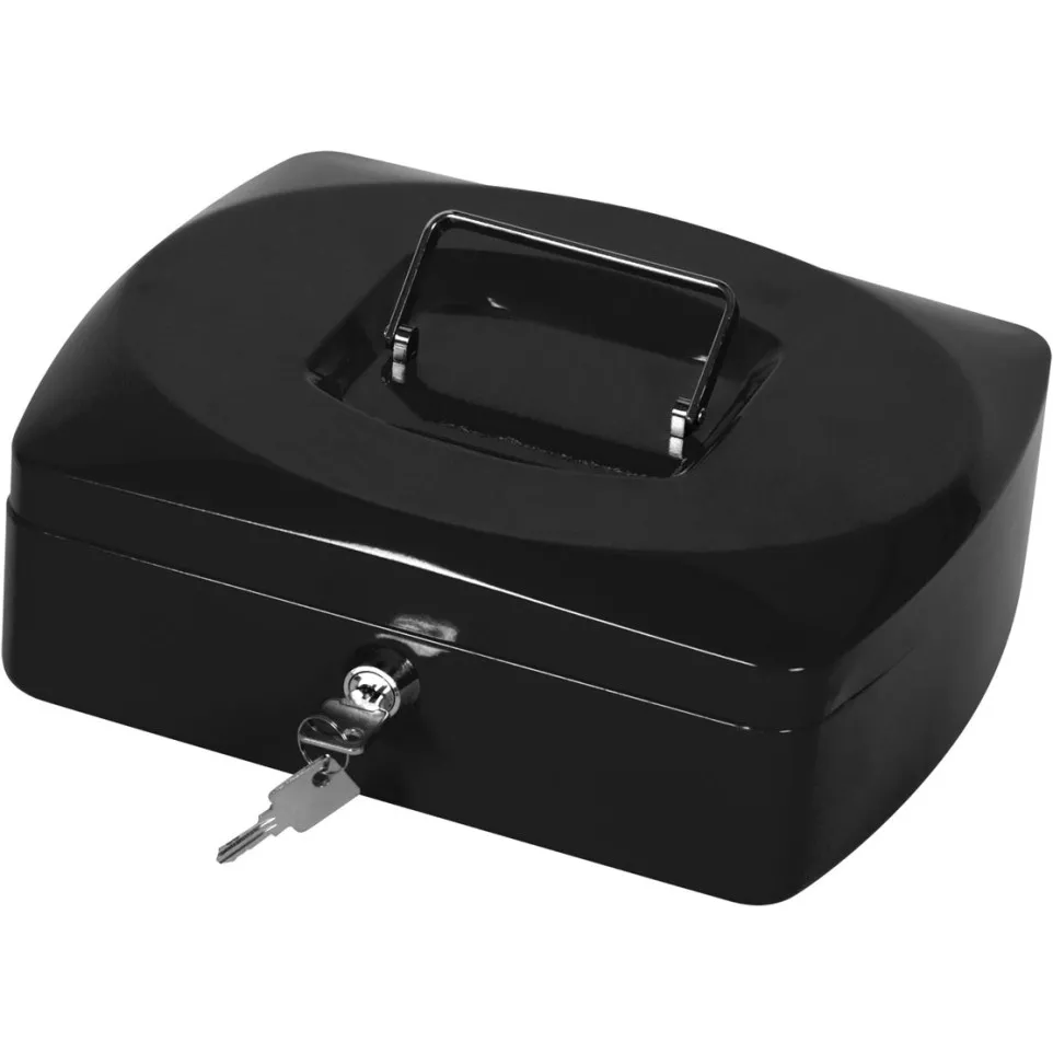 Q-Connect Cash Box 255 x 200 x 85 mm...
